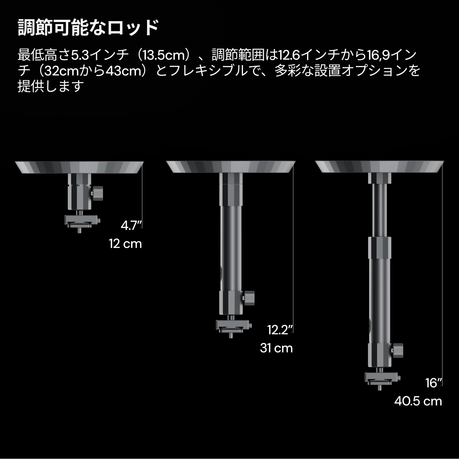 Amazon | Valerion プロジェクター天井取付金具、VisionMaster